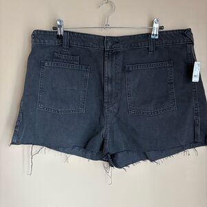 Free People We the Free Bettie Sailor Black Shorts